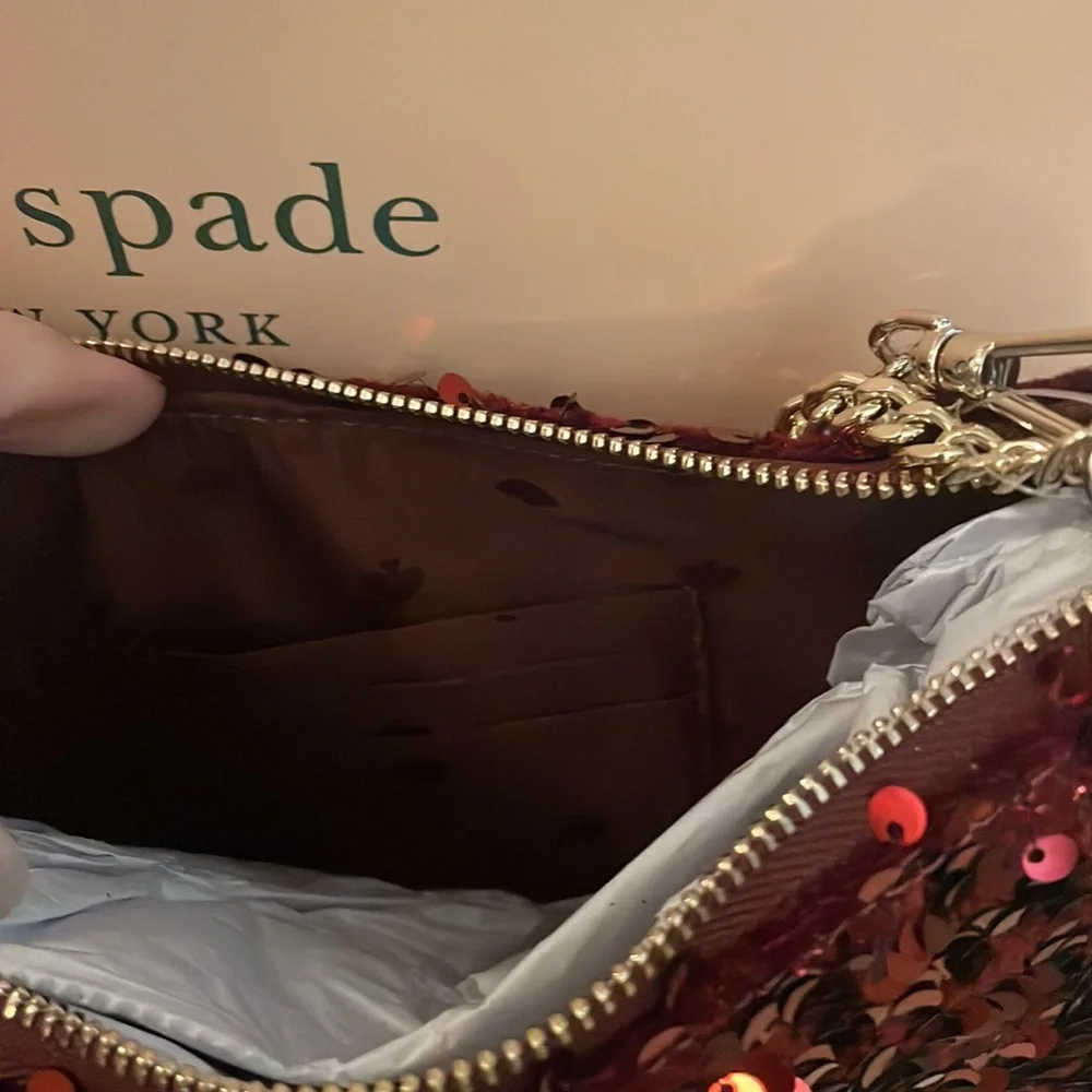 Kate Spade New York Kiki Deep Berry Convertible Crossbody.NWT🔺FIRM🔺 - Picture 9 of 15